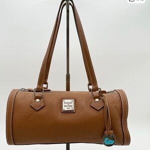 Dooney & Bourke Leather Y2K Barrel Shoulder Bag